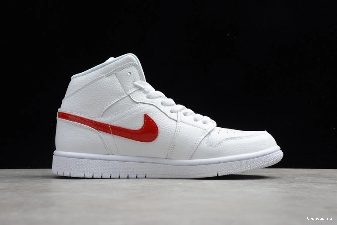 White BQ6472-106 Jordan Red Mid University (W) 1 0401